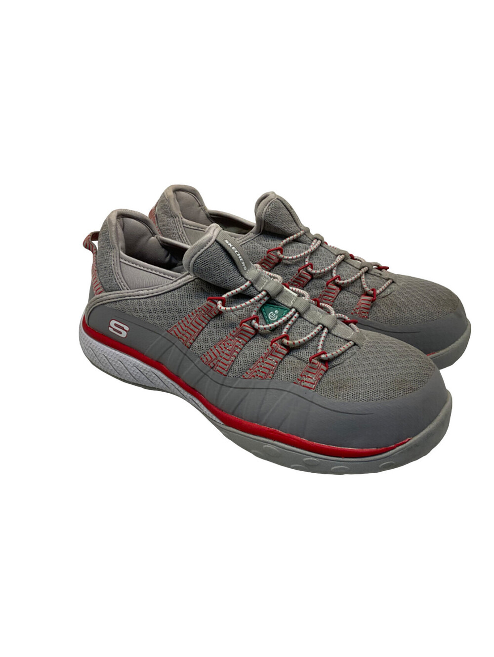 Skechers Women's Aluminum Toe SP Slip Resistant Work Shoes 99996596 Grey 10M